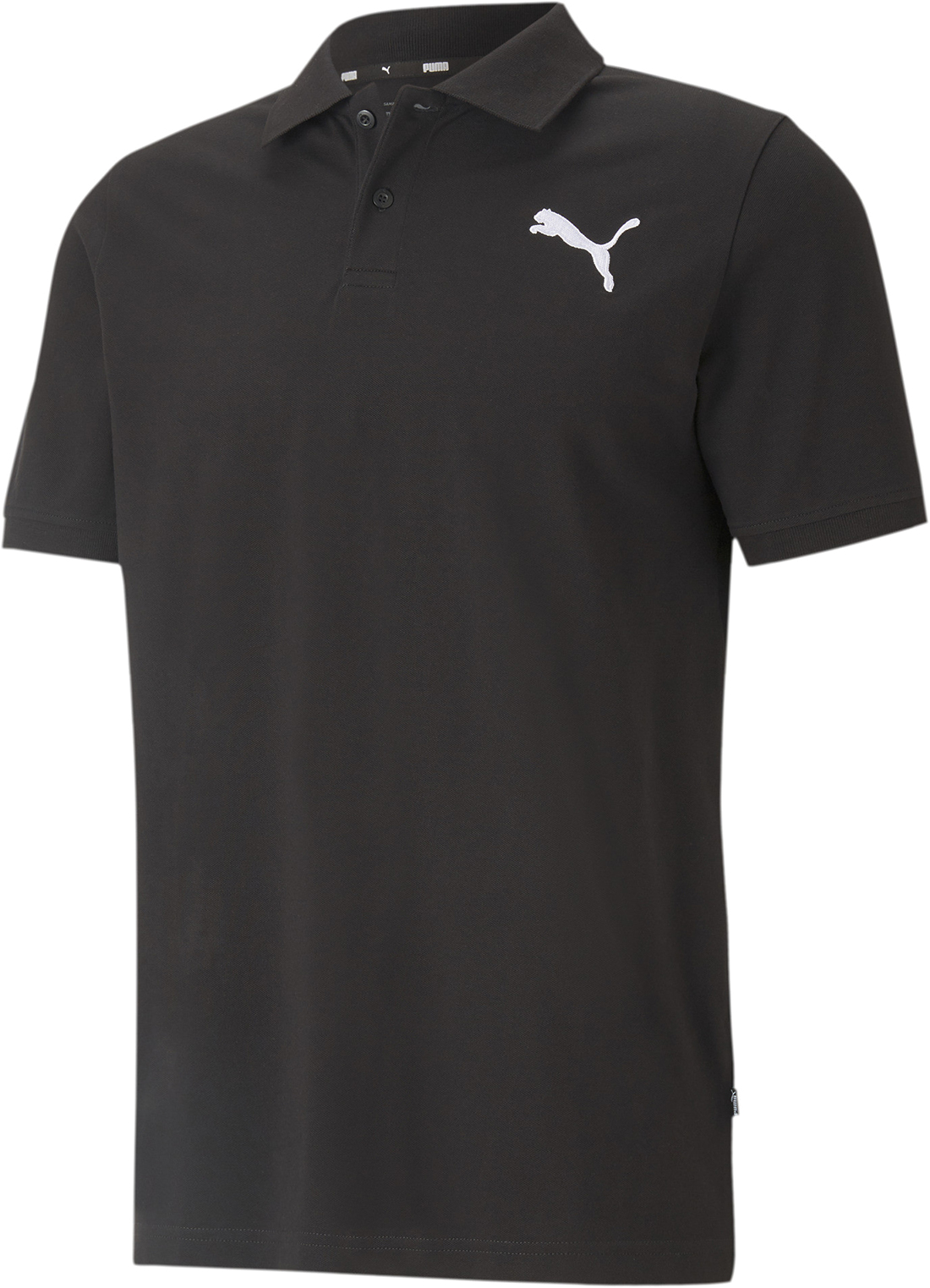 

Футболка мужская PUMA Essentials Pique Polo черная L, Черный, Essentials Pique Polo