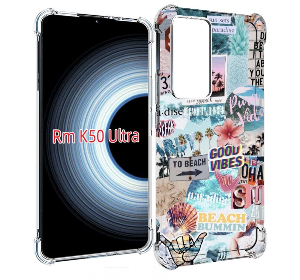

Чехол MyPads Пляжи-постер для Xiaomi 12T / Redmi K50 Ultra, Прозрачный, Tocco