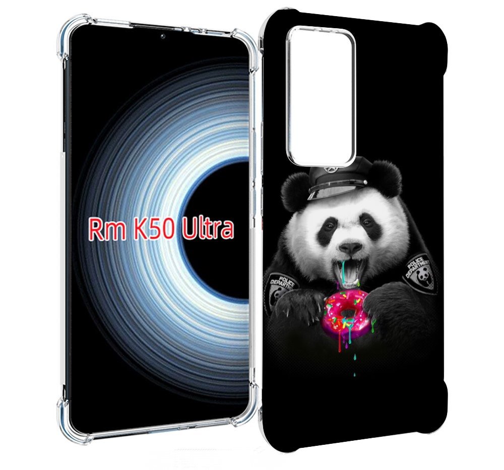 

Чехол MyPads Панда-с-пончиком для Xiaomi 12T / Redmi K50 Ultra, Прозрачный, Tocco