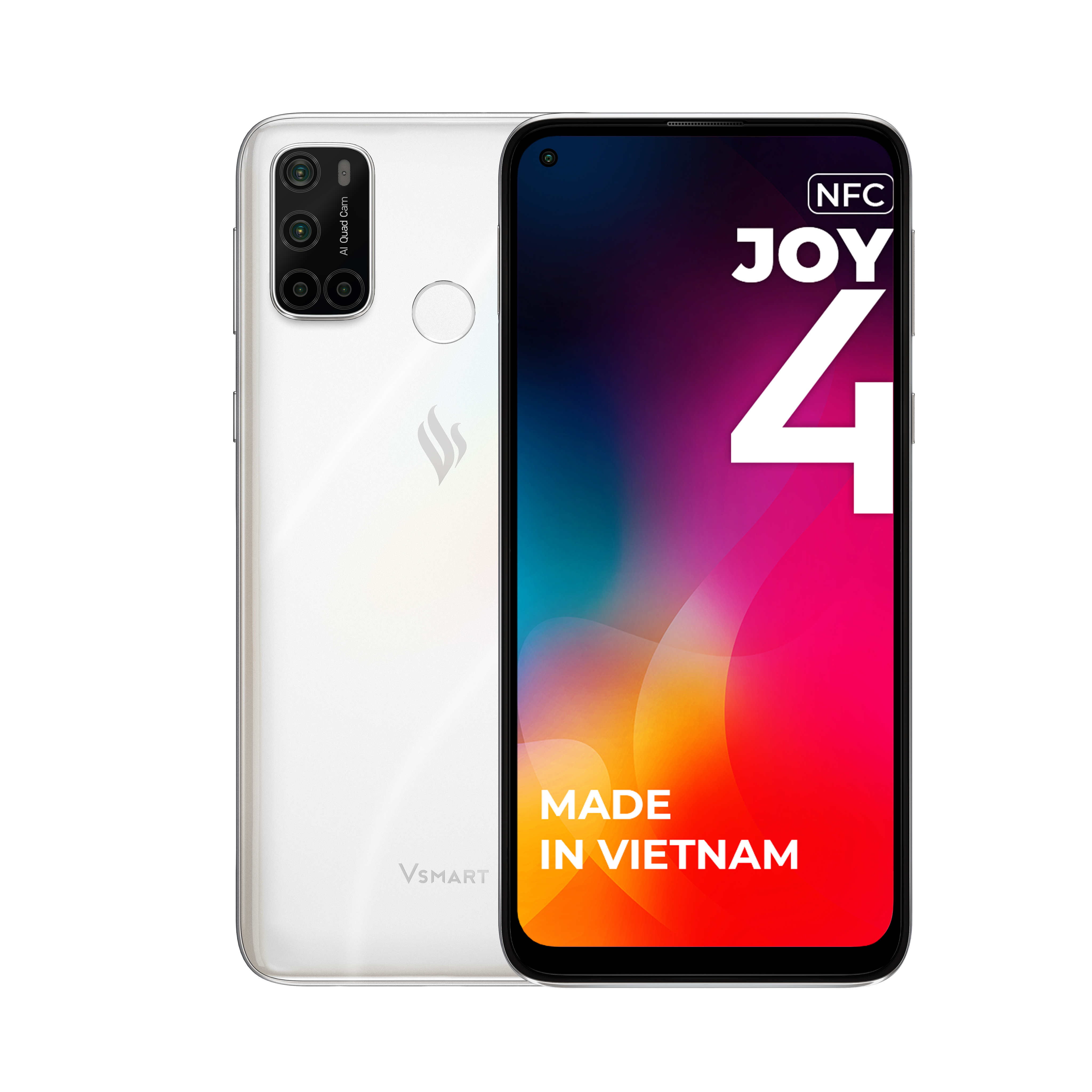 фото Смартфон vsmart joy 4 4/64gb pearl white (fv441aewterus)