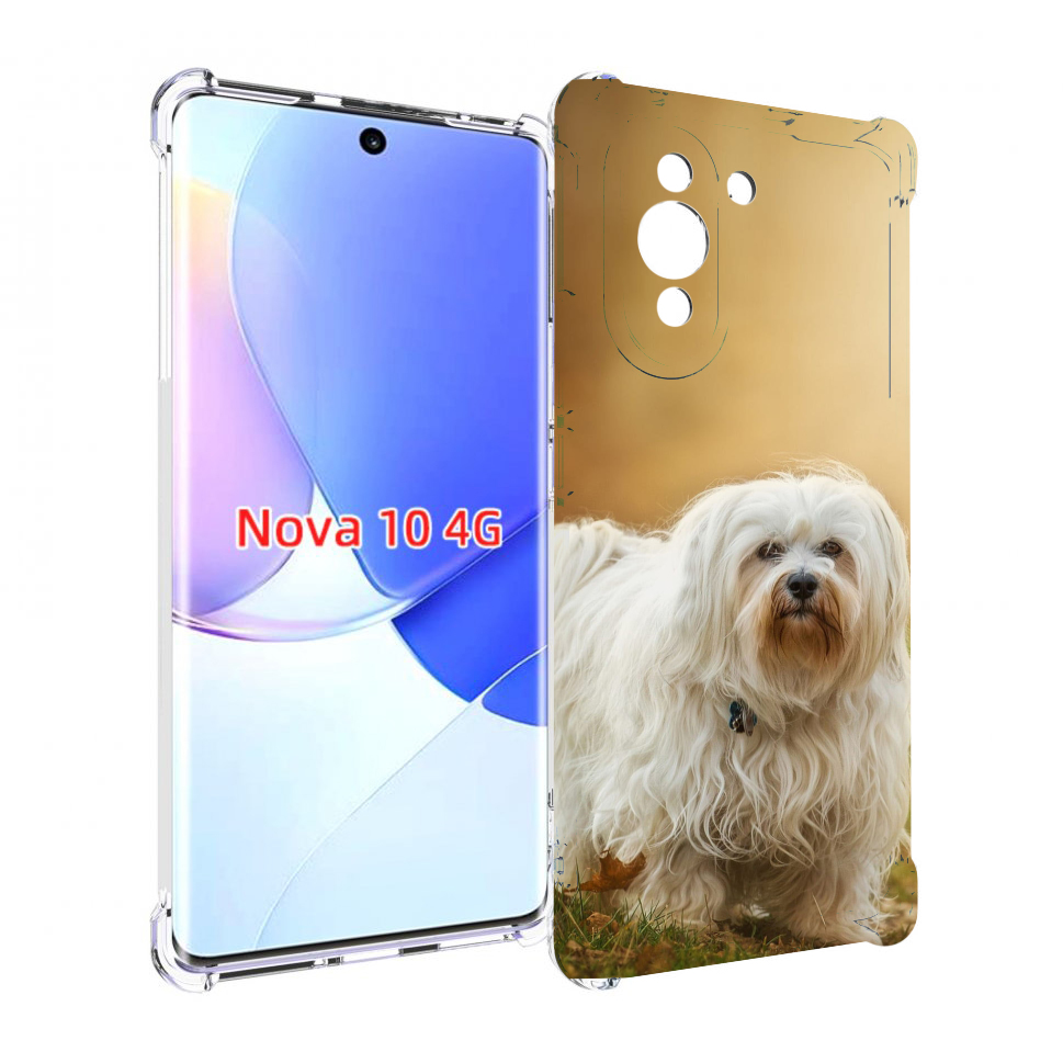 

Чехол MyPads гаванскии бишон для Huawei Nova 10, Прозрачный, Tocco