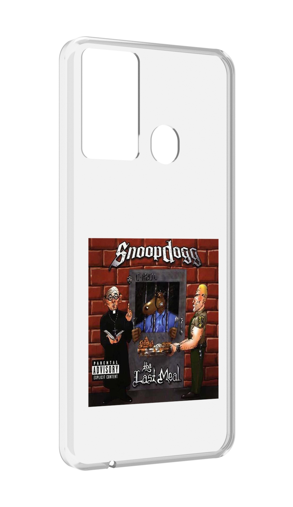 

Чехол Mypads Snoop Dogg Tha Last Meal Для Itel P37/Itel Vision 2S, Прозрачный, Tocco