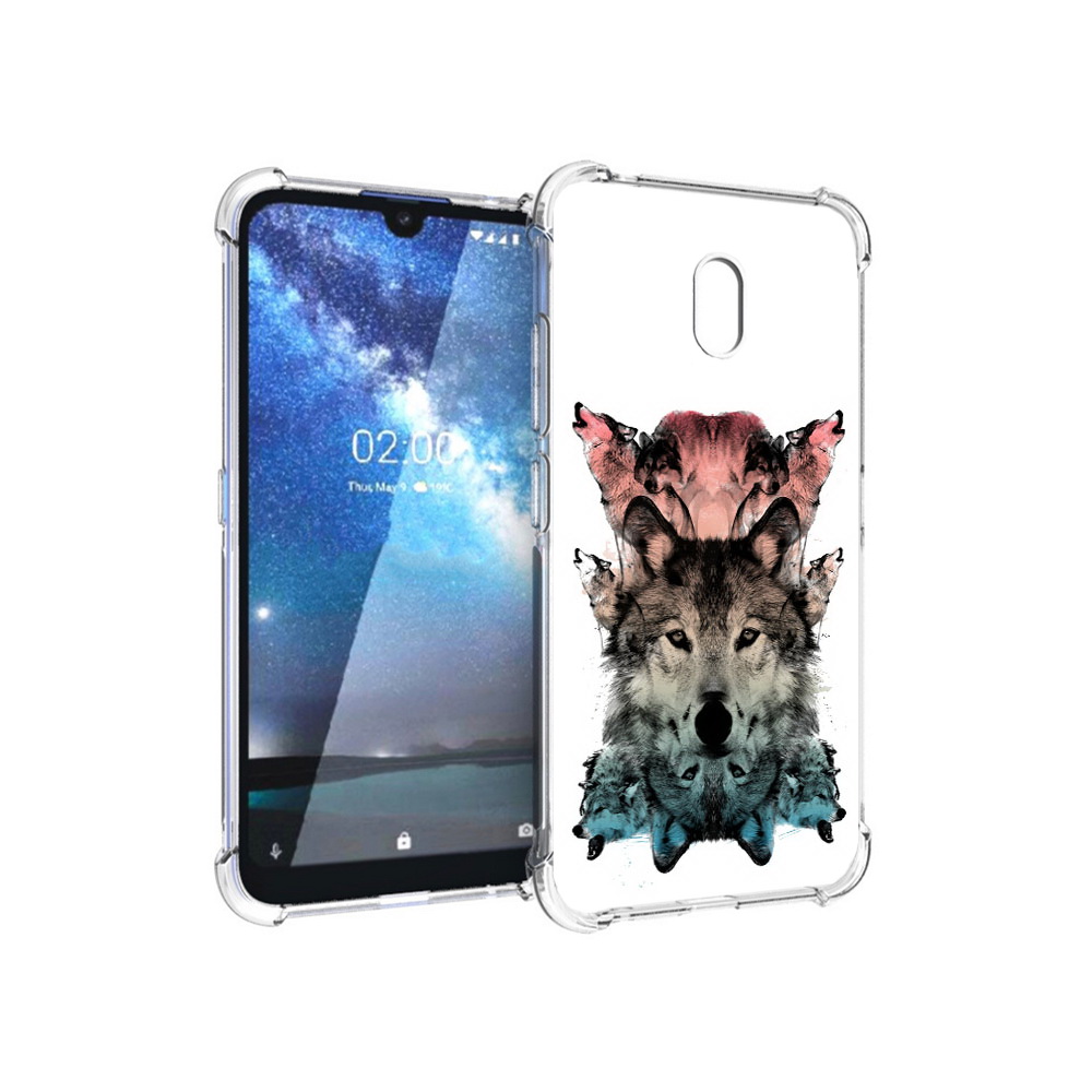 

Чехол MyPads Tocco для Nokia 2.2 стая (PT134721.103.624), Прозрачный, Tocco
