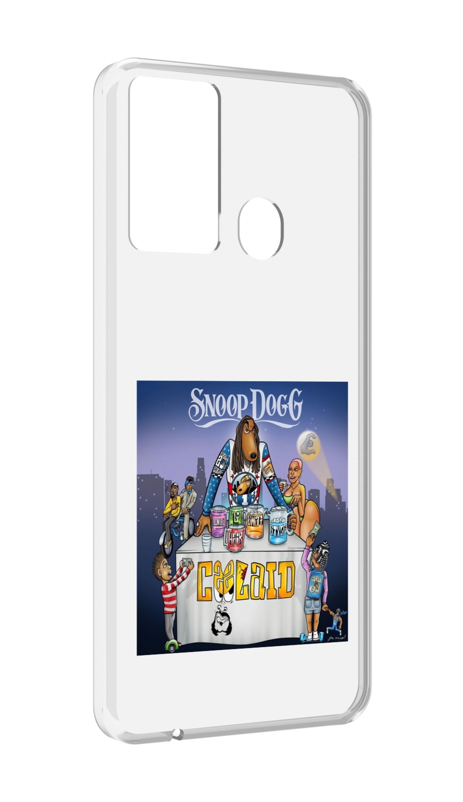 

Чехол Mypads Snoop Dogg Coolaid Для Itel P37/Itel Vision 2S, Прозрачный, Tocco