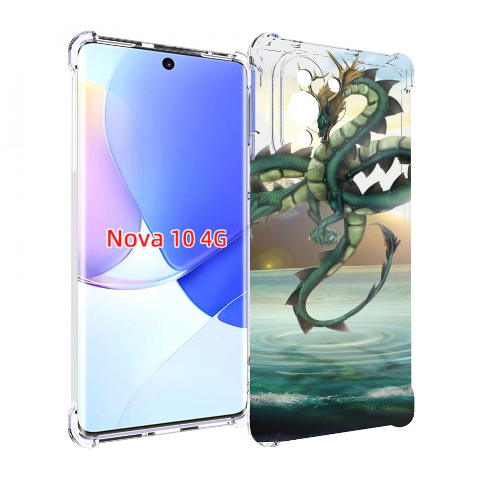 

Чехол MyPads водяной-дракон для Huawei Nova 10, Прозрачный, Tocco