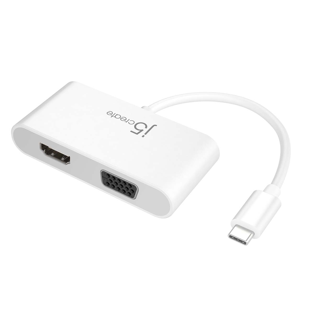 фото Разветвитель для компьютера j5create usb-c - vga hdmi (jca174) (jca174)