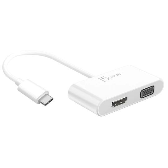 

Разветвитель для компьютера j5create USB-C - VGA HDMI (JCA174) (JCA174), USB-C - VGA HDMI (JCA174)