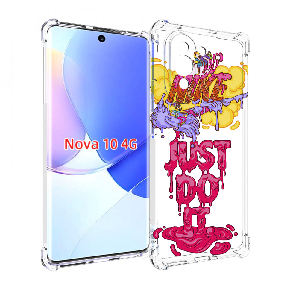 

Чехол MyPads вкусный найк для Huawei Nova 10, Прозрачный, Tocco