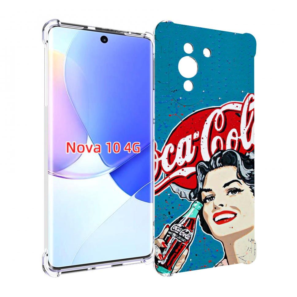 

Чехол MyPads вкусная кола картинка для Huawei Nova 10, Прозрачный, Tocco