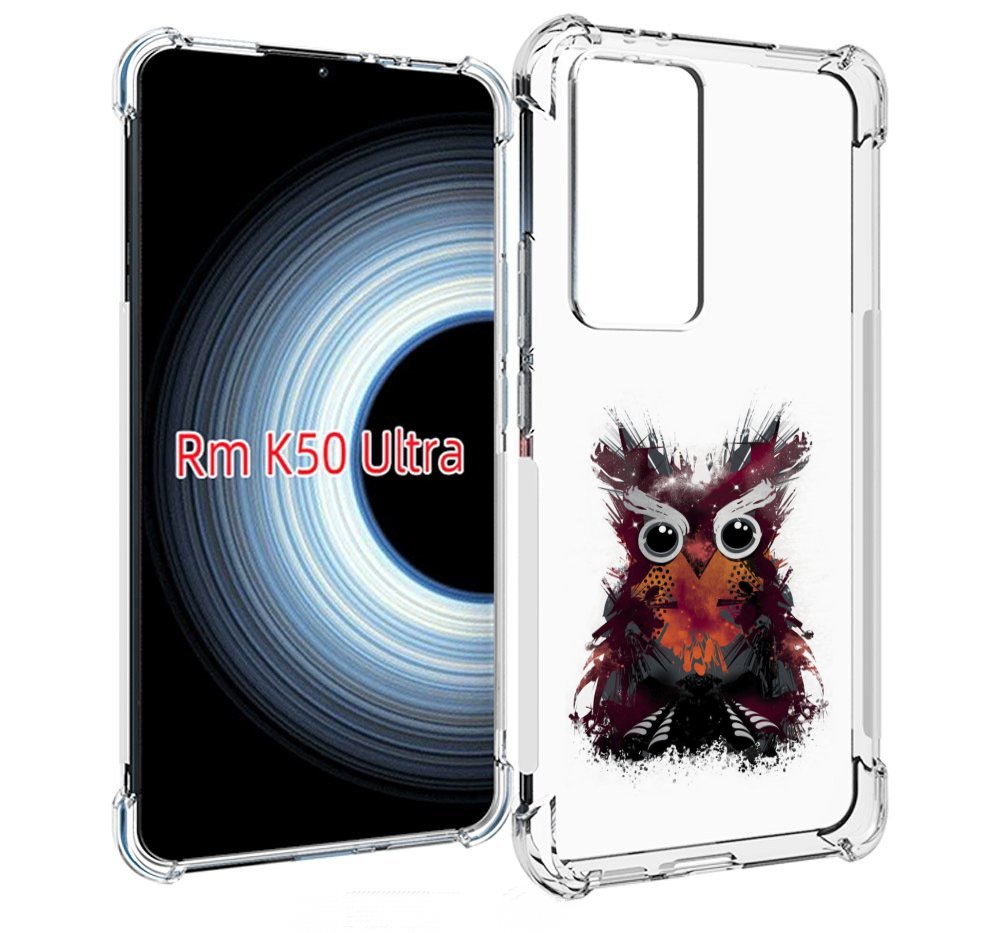 

Чехол MyPads Необычная сова для Xiaomi 12T / Redmi K50 Ultra, Прозрачный, Tocco