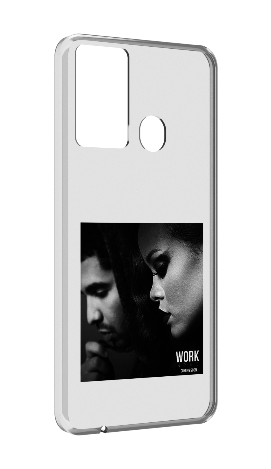 

Чехол MyPads Rihanna feat для Itel P37/Itel Vision 2S, Прозрачный, Tocco