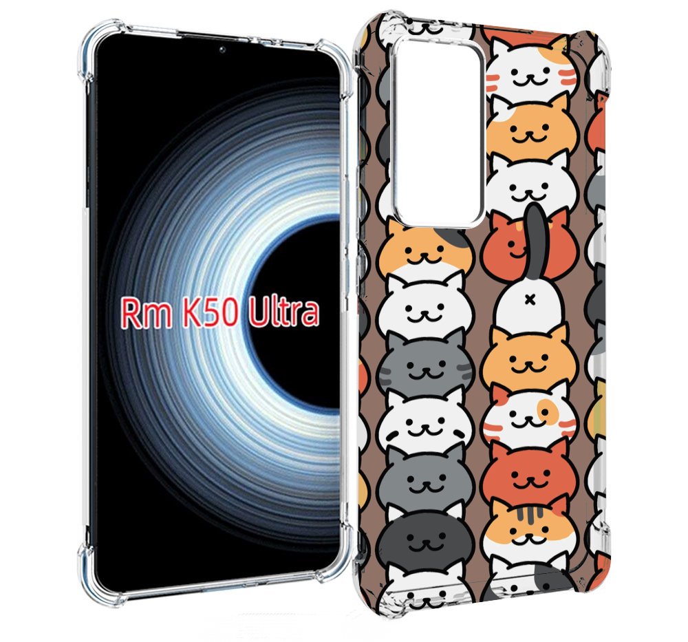 

Чехол MyPads Найди-кота для Xiaomi 12T / Redmi K50 Ultra, Прозрачный, Tocco
