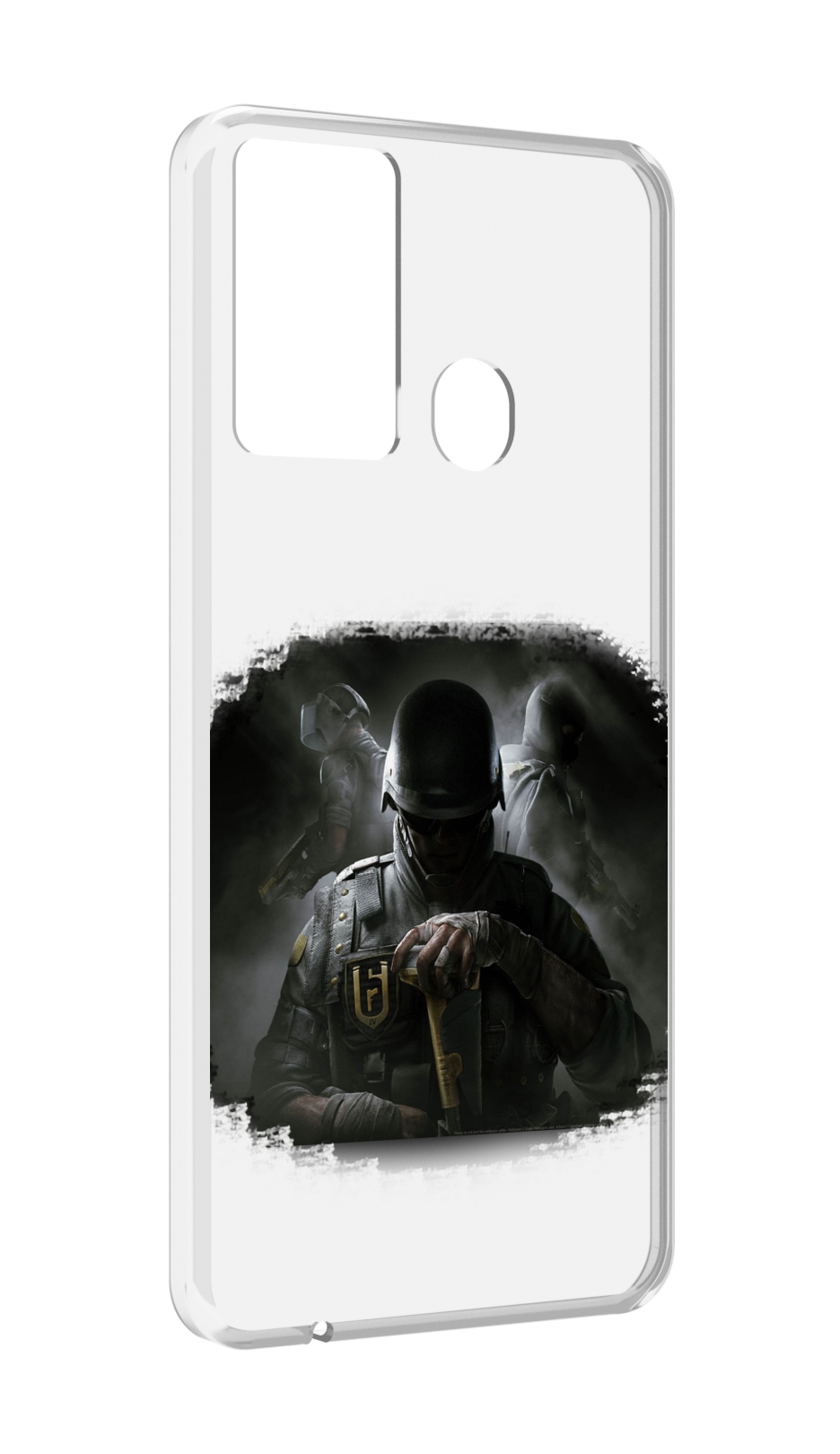 

Чехол MyPads Rainbow Six Siege для Itel P37/Itel Vision 2S, Прозрачный, Tocco