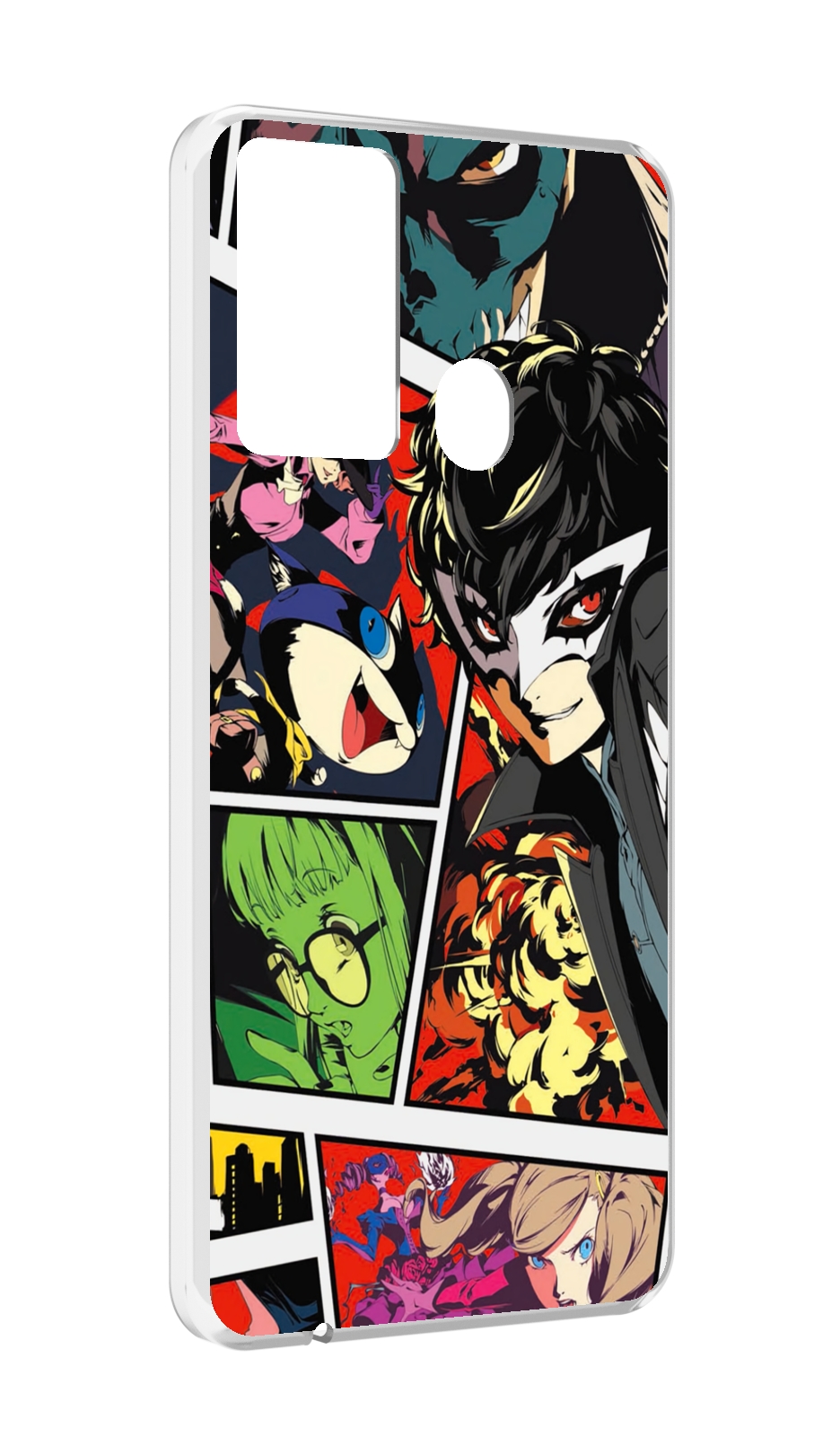 

Чехол MyPads Persona 5 art для Itel P37/Itel Vision 2S, Прозрачный, Tocco