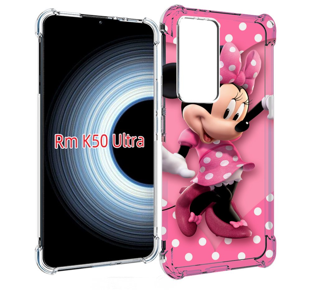 

Чехол MyPads Минни-Маус-в-сердце женский для Xiaomi 12T / Redmi K50 Ultra, Прозрачный, Tocco