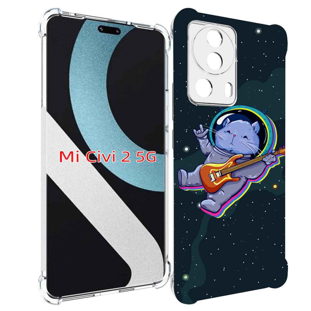 

Чехол MyPads крутой-хомяк-в-космосе для Xiaomi Civi 2, Прозрачный, Tocco