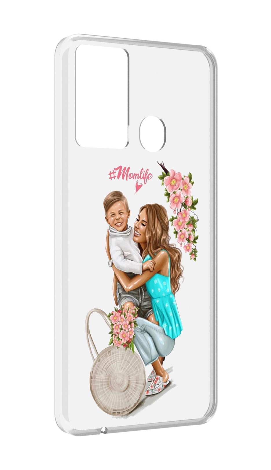 

Чехол MyPads Momlife для Itel P37/Itel Vision 2S, Прозрачный, Tocco