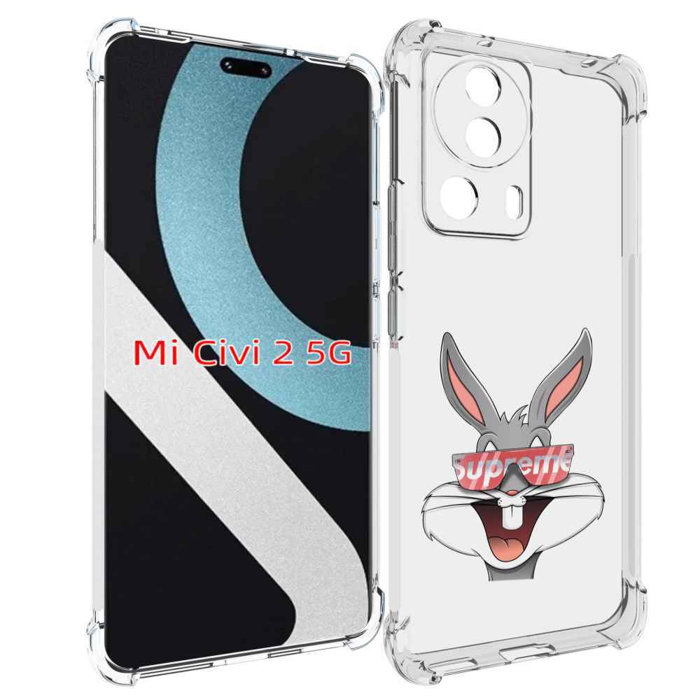 

Чехол MyPads крутой-заяц для Xiaomi Civi 2, Прозрачный, Tocco