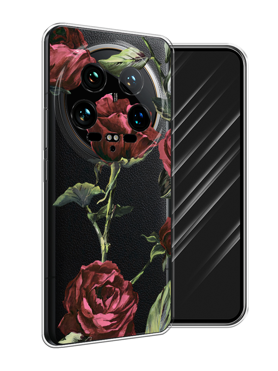 

Чехол Awog на Xiaomi 14 Ultra "Бордовые розы фон", Бордовый, 321850-1