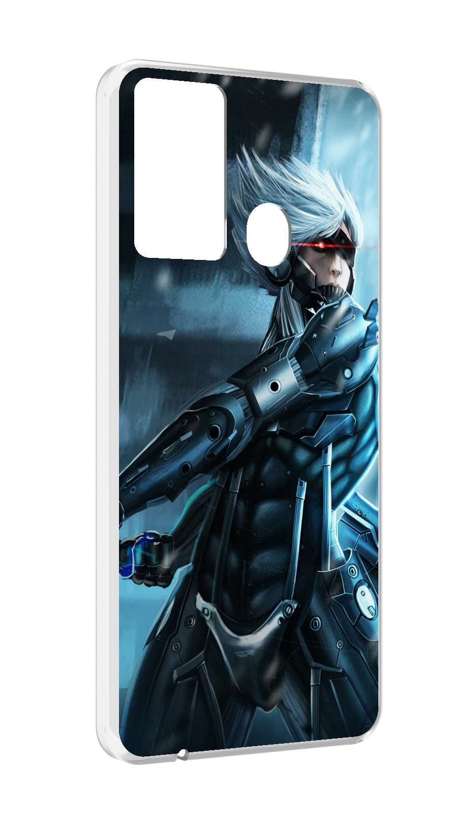 

Чехол MyPads Metal Gear Rising Revengeance для Itel P37/Itel Vision 2S, Прозрачный, Tocco