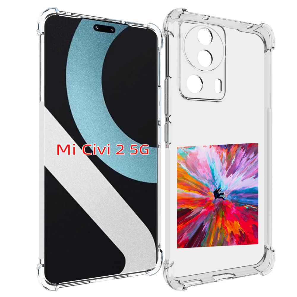 

Чехол MyPads красочный астранавт для Xiaomi Civi 2, Прозрачный, Tocco