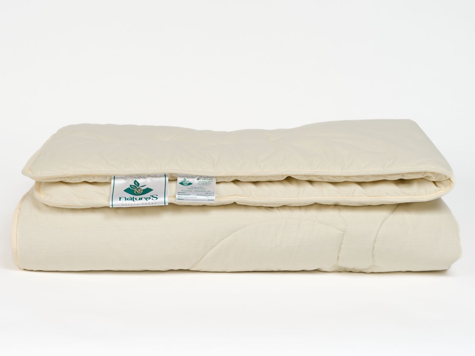 

Одеяло Natures ДАР ВОСТОКА верблюжья шерсть/тик, евро 200x200 см, всесезонное, Бежевый