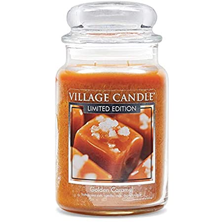 фото Ароматическая свеча village candle "golden caramel", большая/4260307