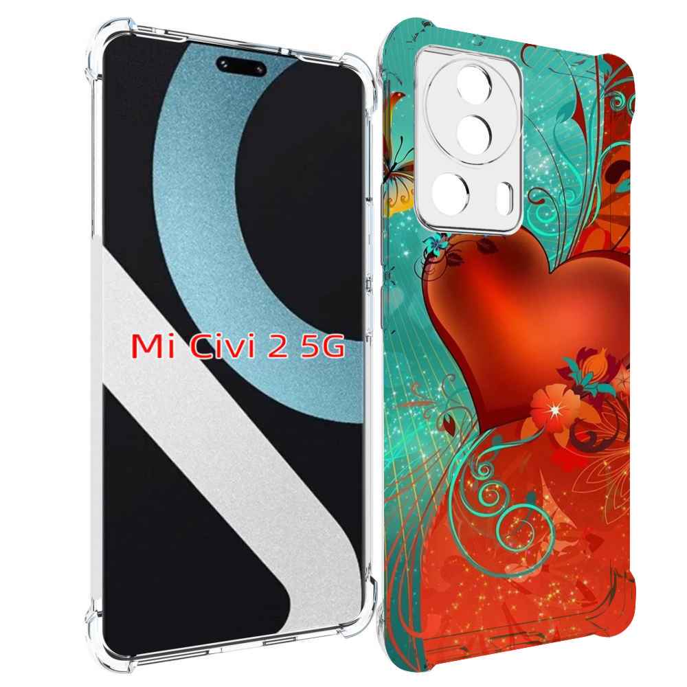 

Чехол MyPads красивые-яркие-сердечки для Xiaomi Civi 2, Прозрачный, Tocco