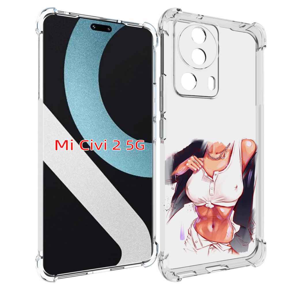 

Чехол MyPads красивая-стройная-модель для Xiaomi Civi 2, Прозрачный, Tocco