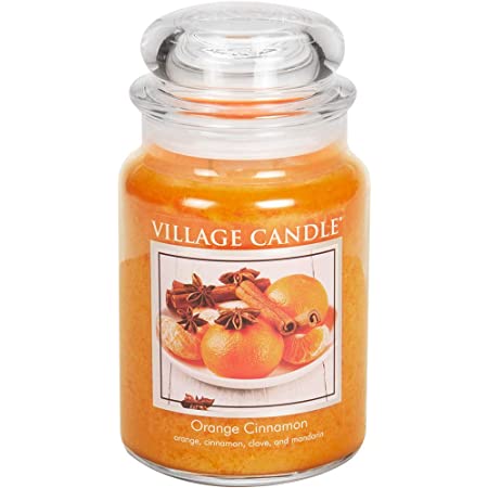 фото Ароматическая свеча village candle "orange cinnamon", большая/4260026