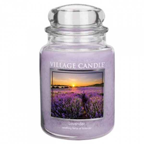 фото Ароматическая свеча village candle "lavender", большая/4260024