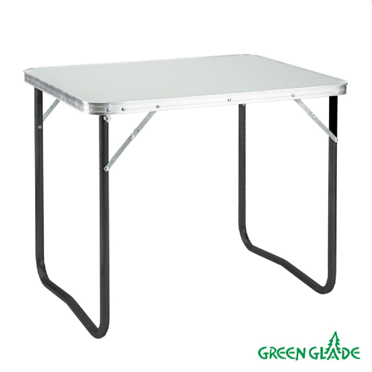 Туристический стол Green Glade серый 80x60 см