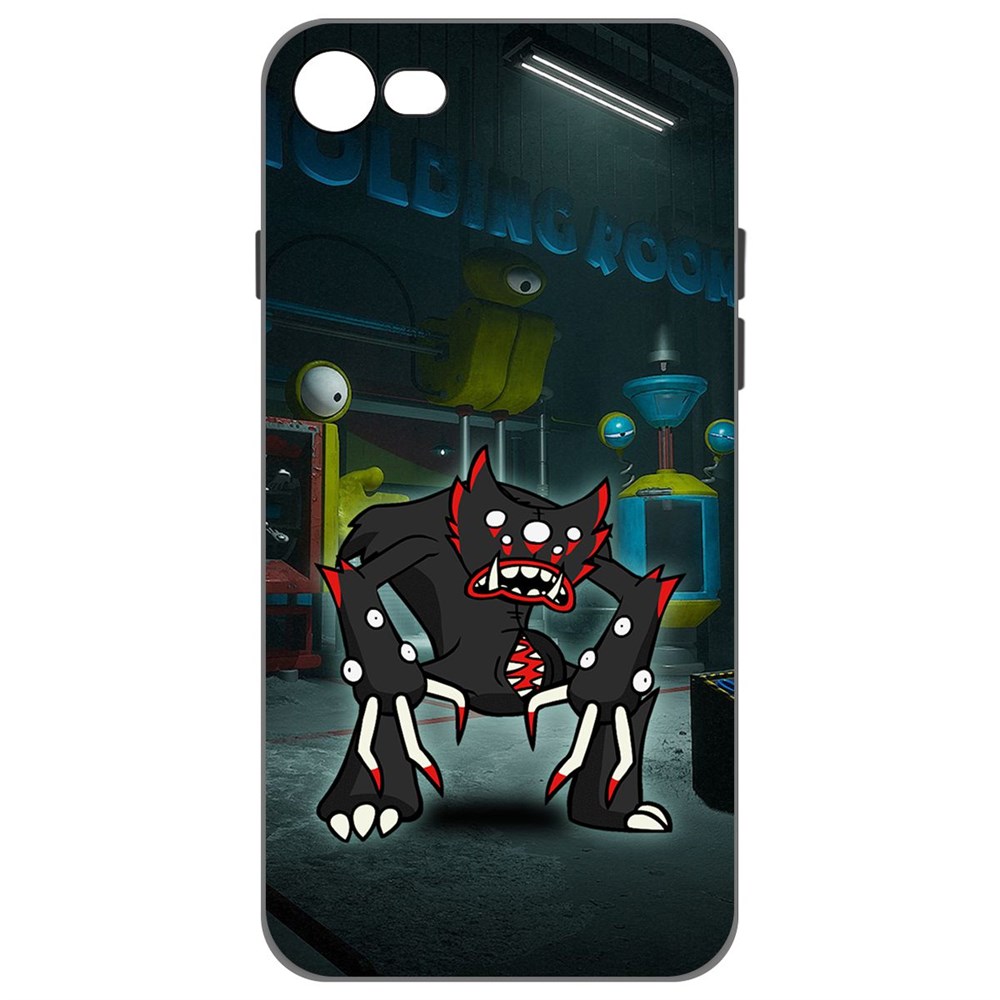 

Чехол-накладка Софт Хаги Ваги - Килли Вилли для iPhone SE 2020, Черный