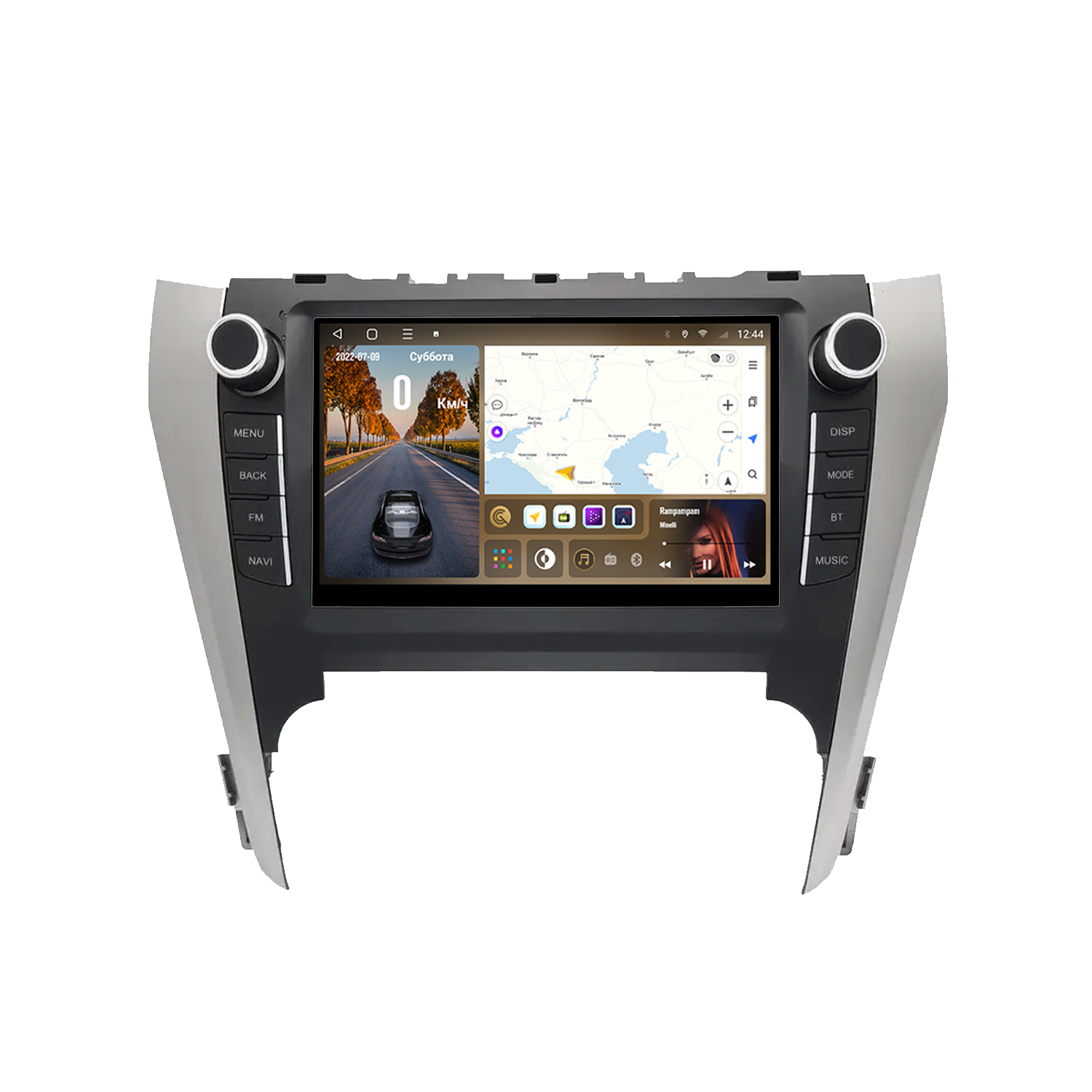 

Автомобильная магнитола CaCar TK2 Toyota Тойота Camry v50 с кнопками, TK2