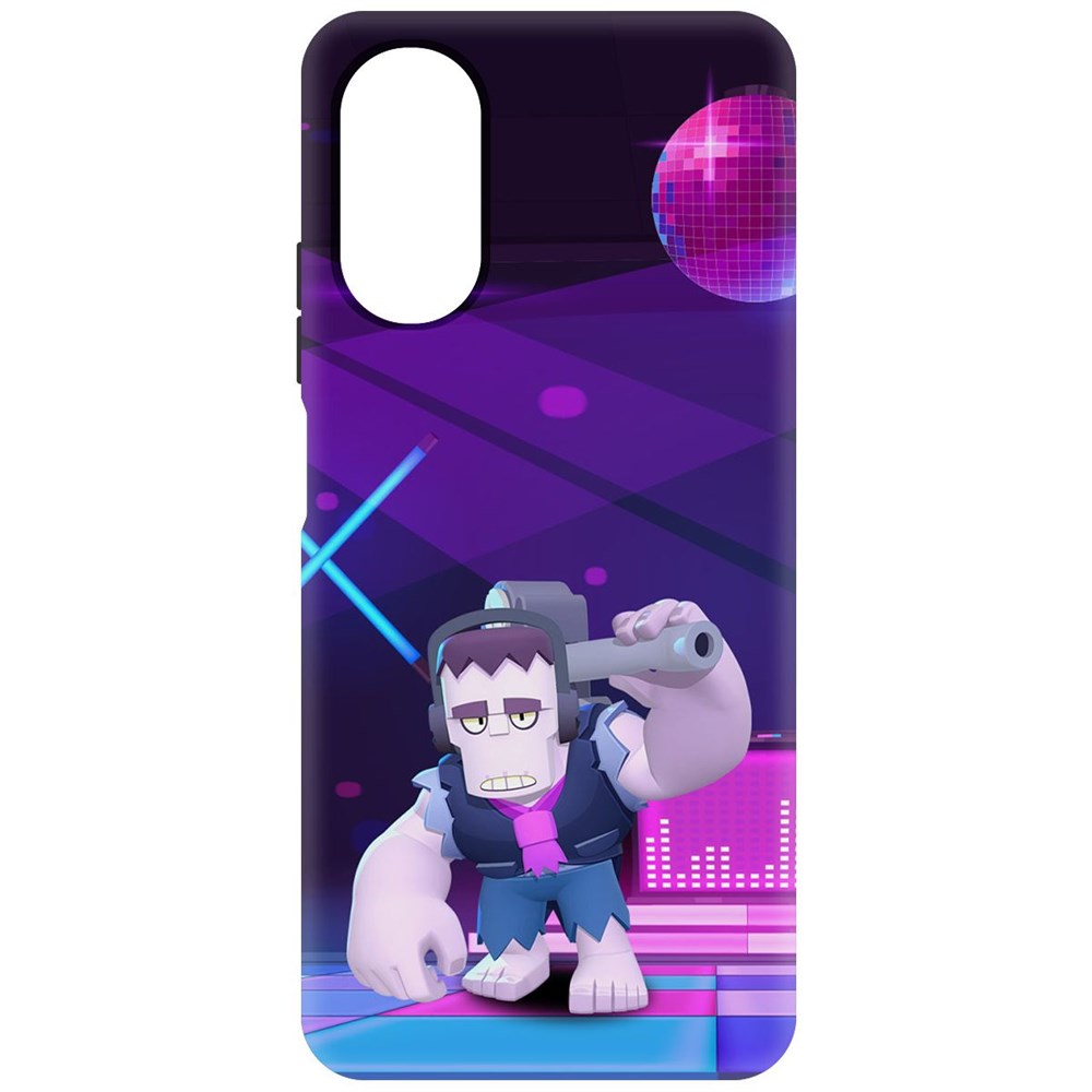 

Чехол-накладка Софт Brawl Stars - Фрэнк для Oppo A17k, Черный