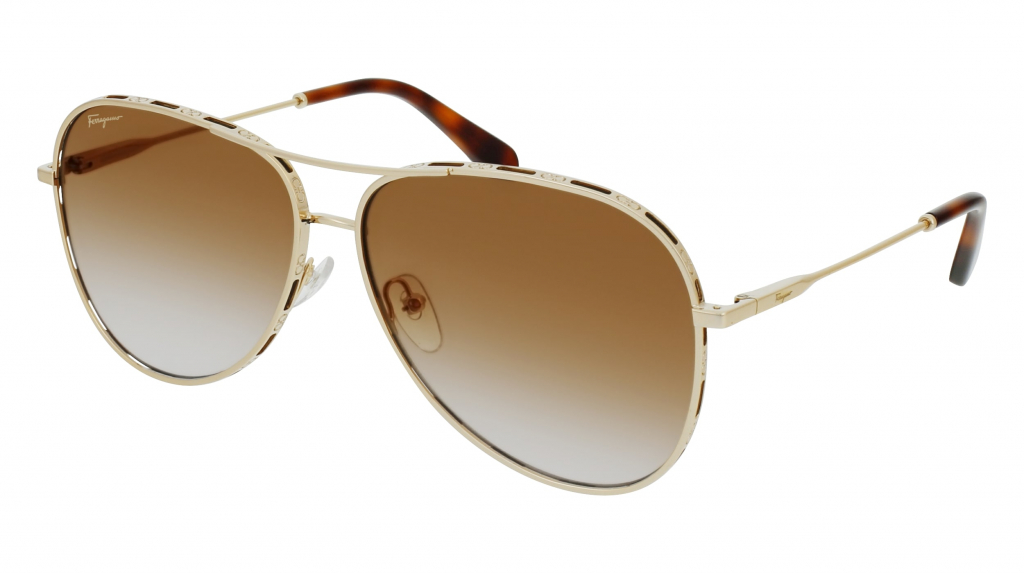 

Солнцезащитные очки женские FERRAGAMO SFR-2461106213793, золотистый, SFR-2461106213793