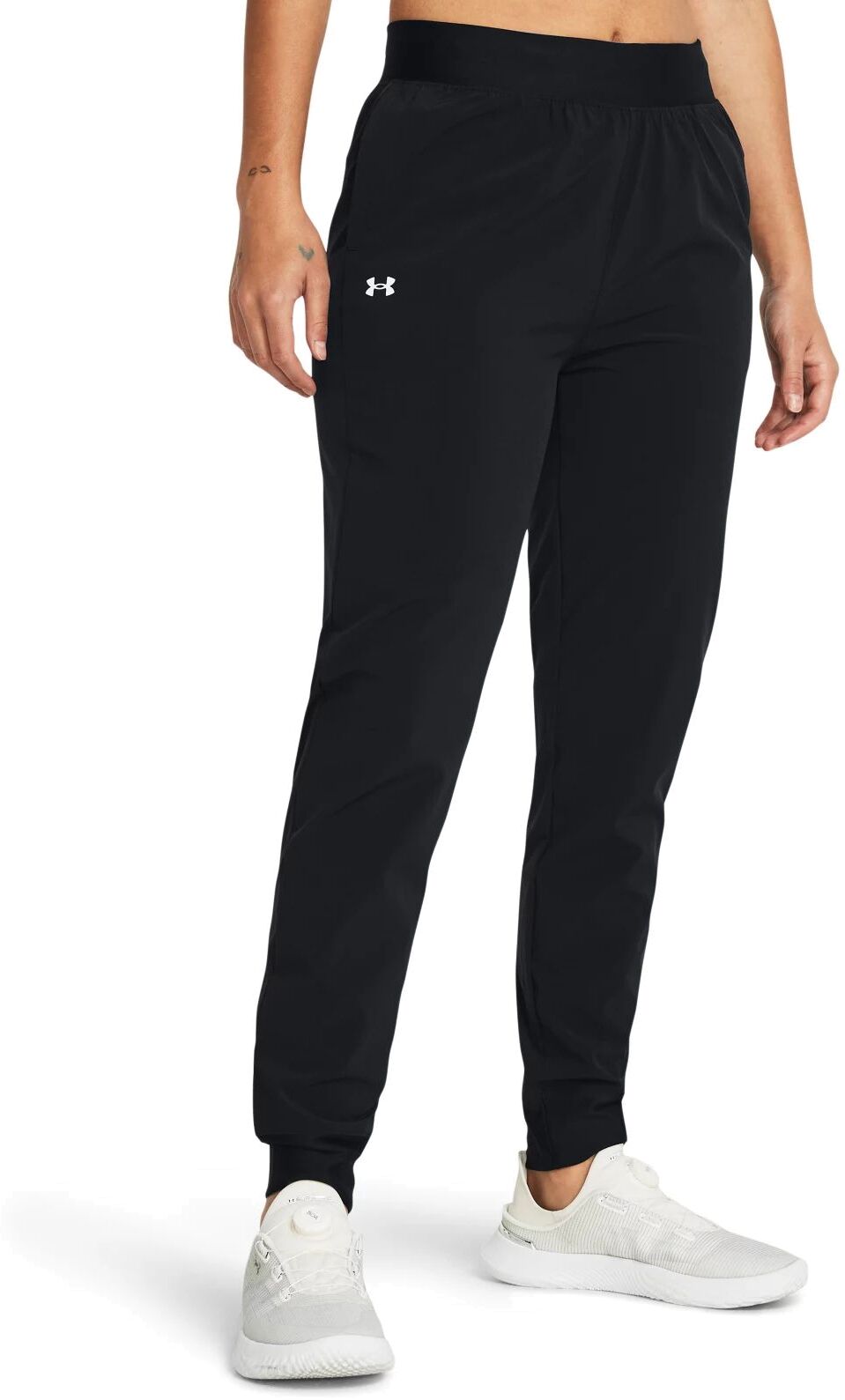 Спортивные брюки женские Under Armour Armour High Rise Woven Pants черные XS