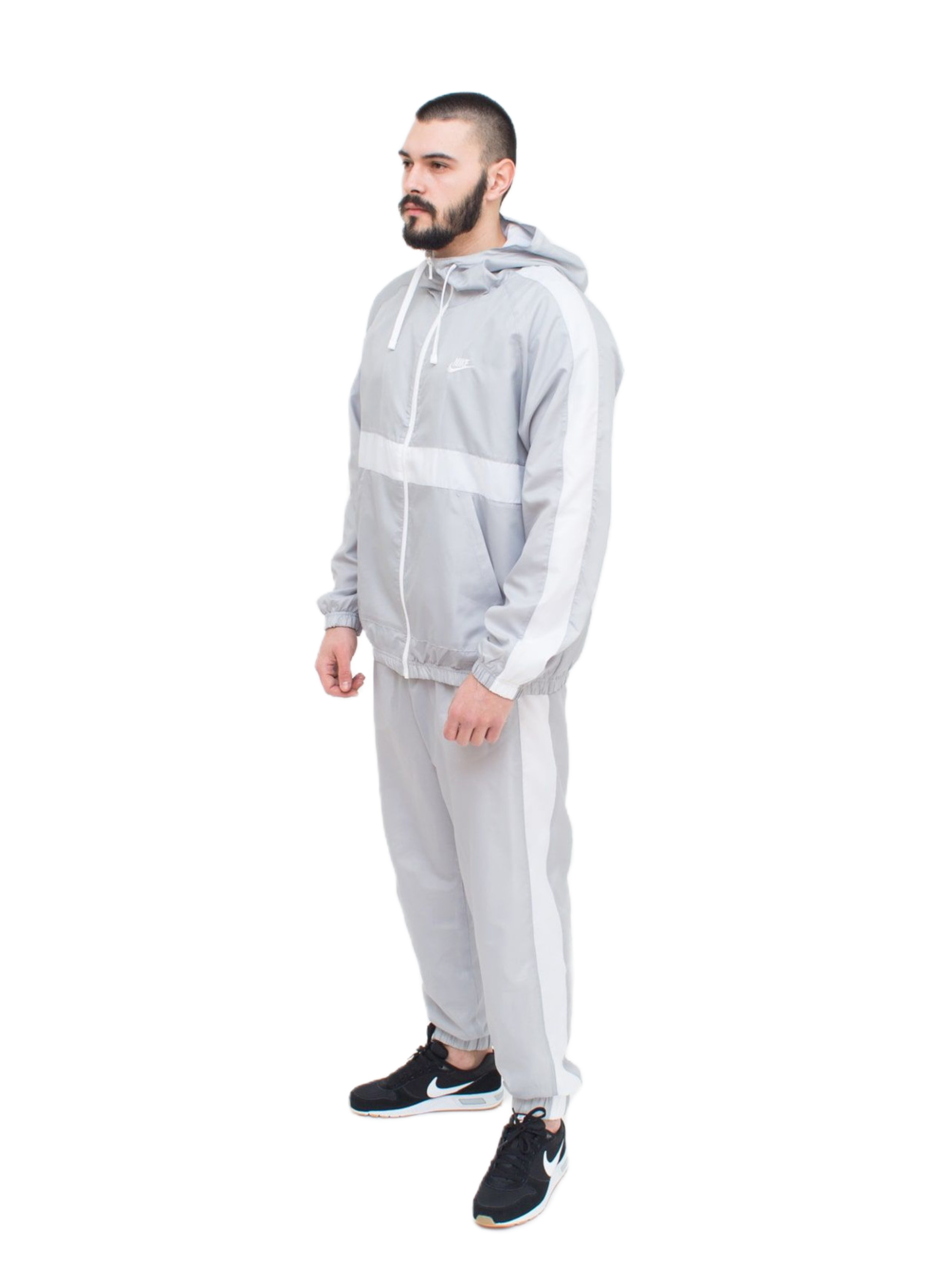

Костюм мужской Nike CLUB WVN HD TRK SUIT серый M, CLUB WVN HD TRK SUIT