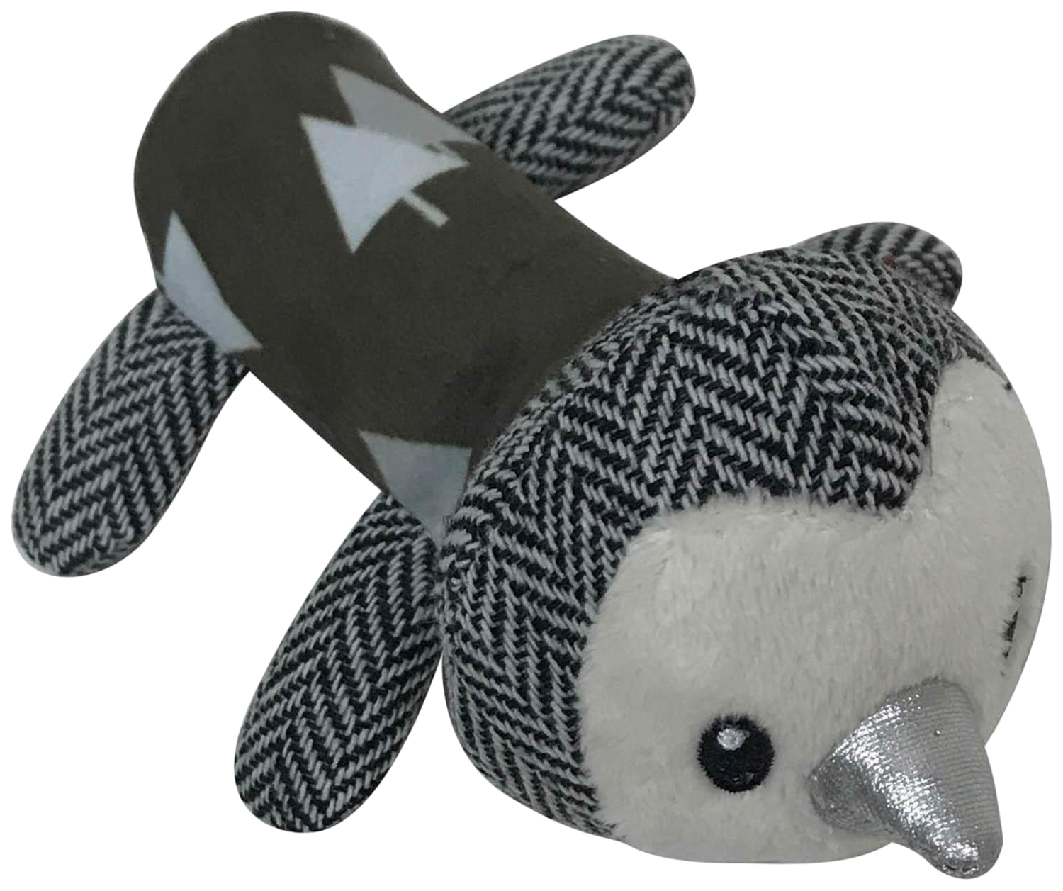 

Игрушка для собак Petpark Пингвин с пищалкой, разноцветная, S, 13 см