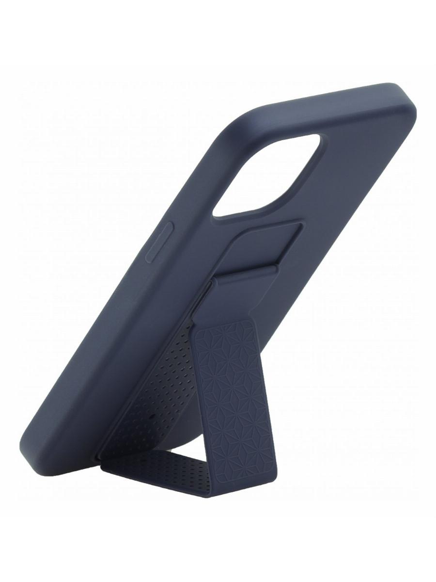 фото Чехол для apple iphone 12 pro max кruче magnetic stand midnight blue