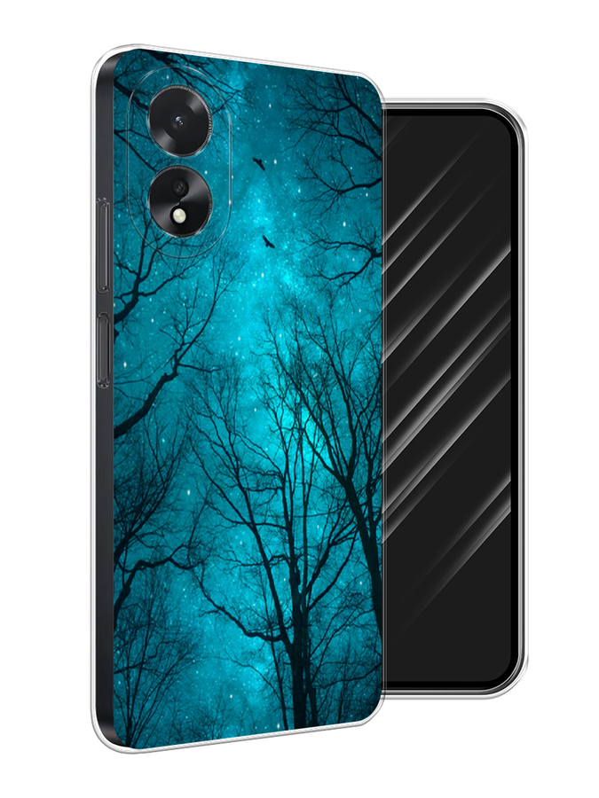 

Чехол Awog на Oppo A18 "Сказочный лес", Черный;бирюзовый, 2515450-1