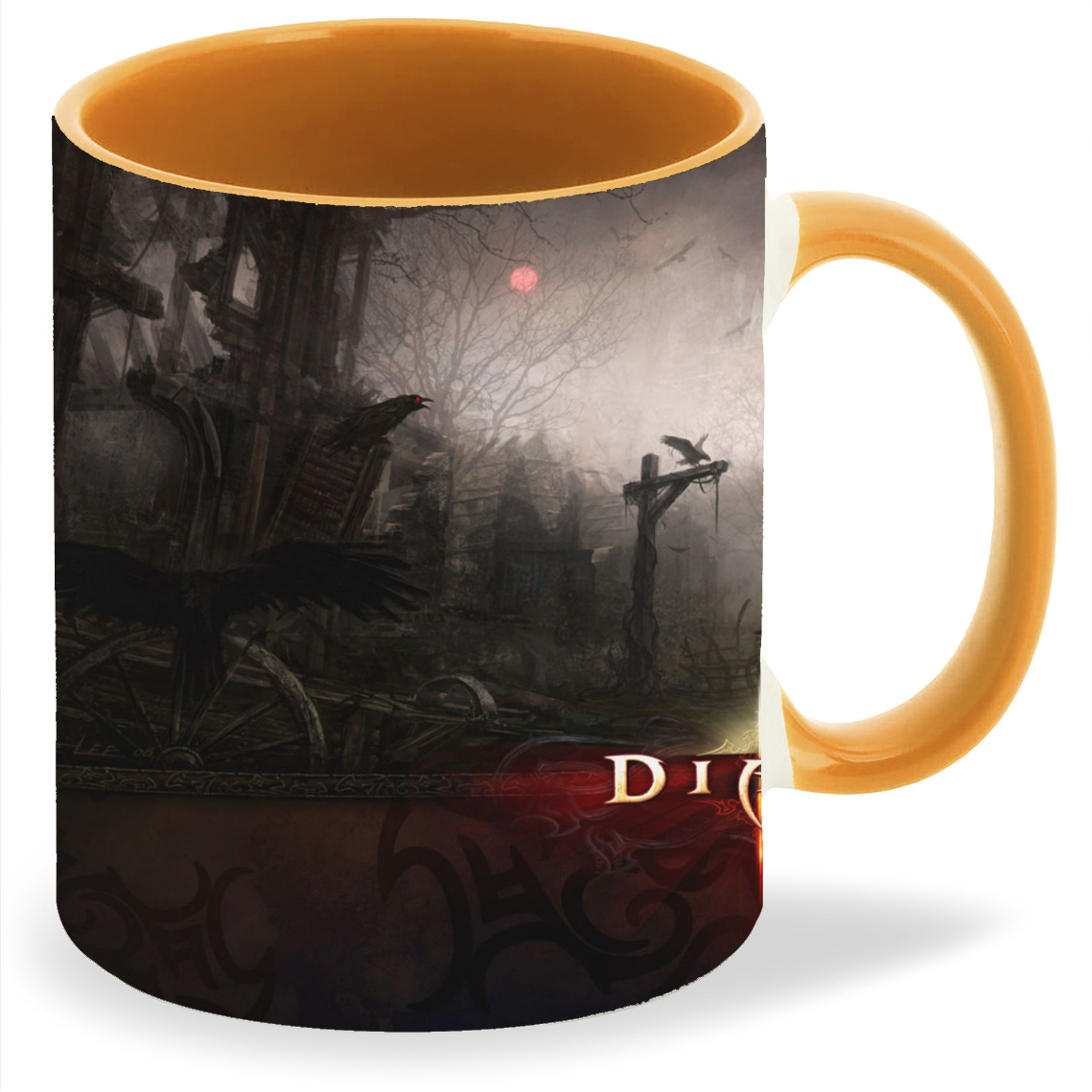 

Кружка CoolPodarok Diablo 3 Вороны Виселица, Diablo 3 Вороны Виселица