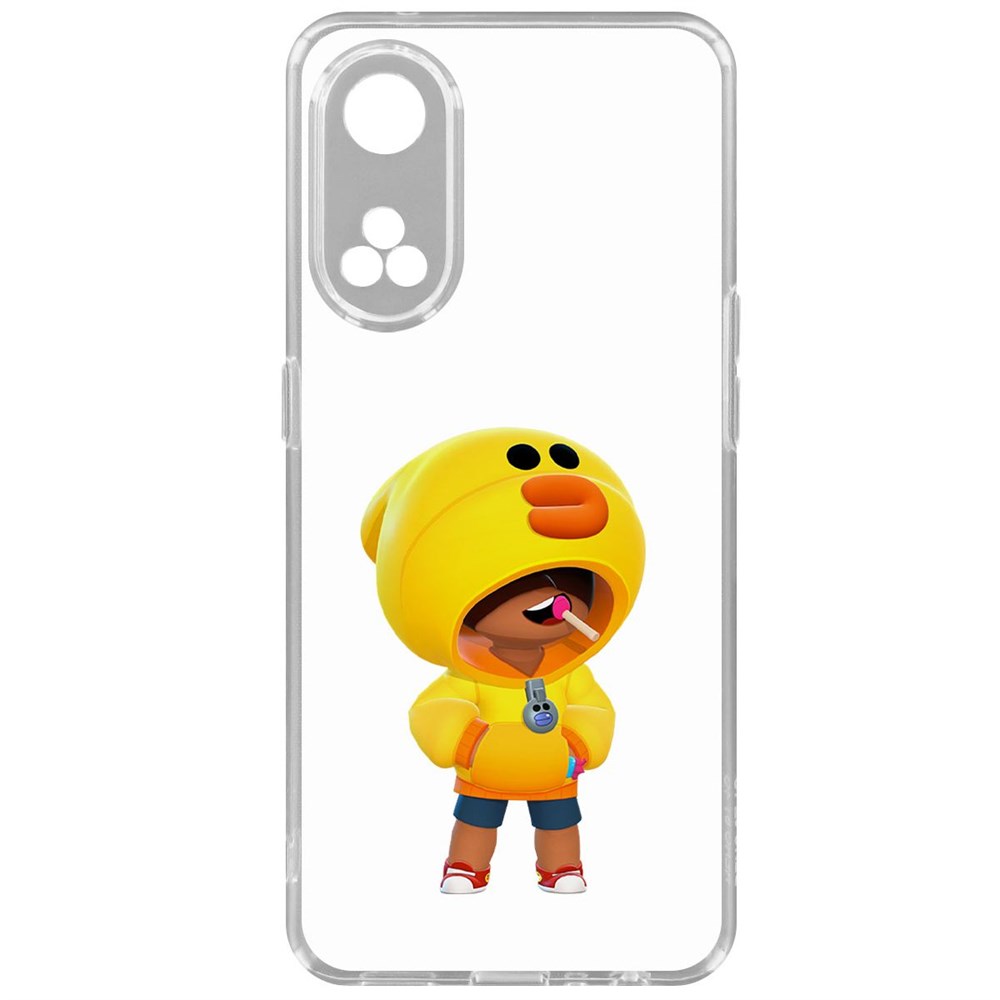 

Чехол-накладка Brawl Stars-Леон Салли для Oppo Reno8T, Прозрачный