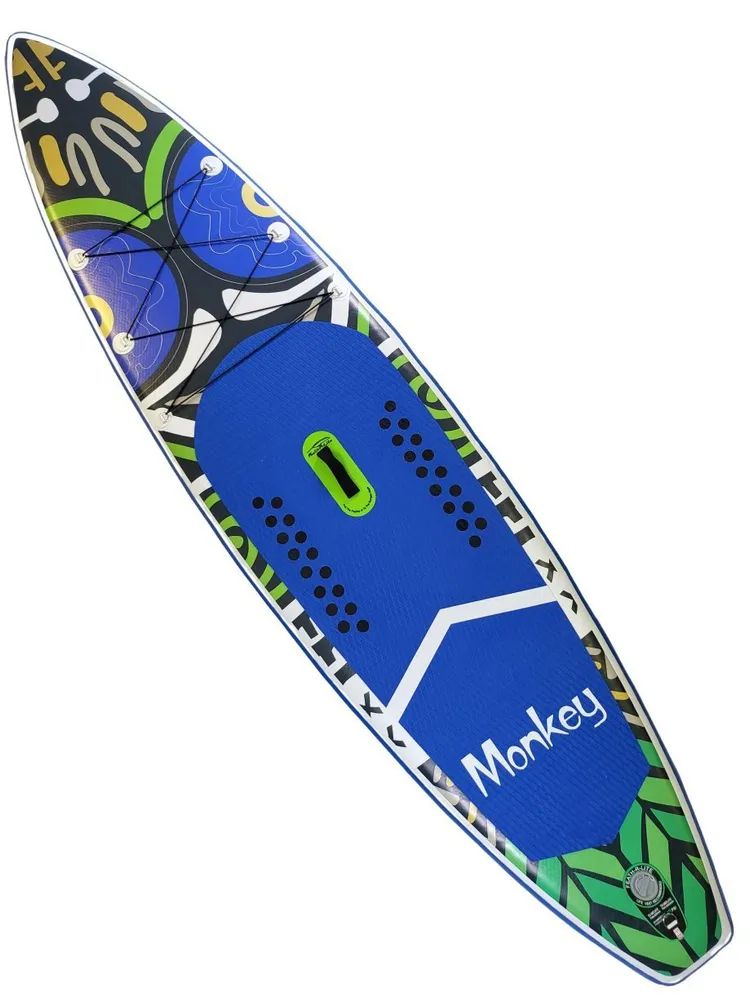 Надувная SUP-доска (SUP board) JS MONKEY с насосом, веслом и страховочным лишем. 335x83x15