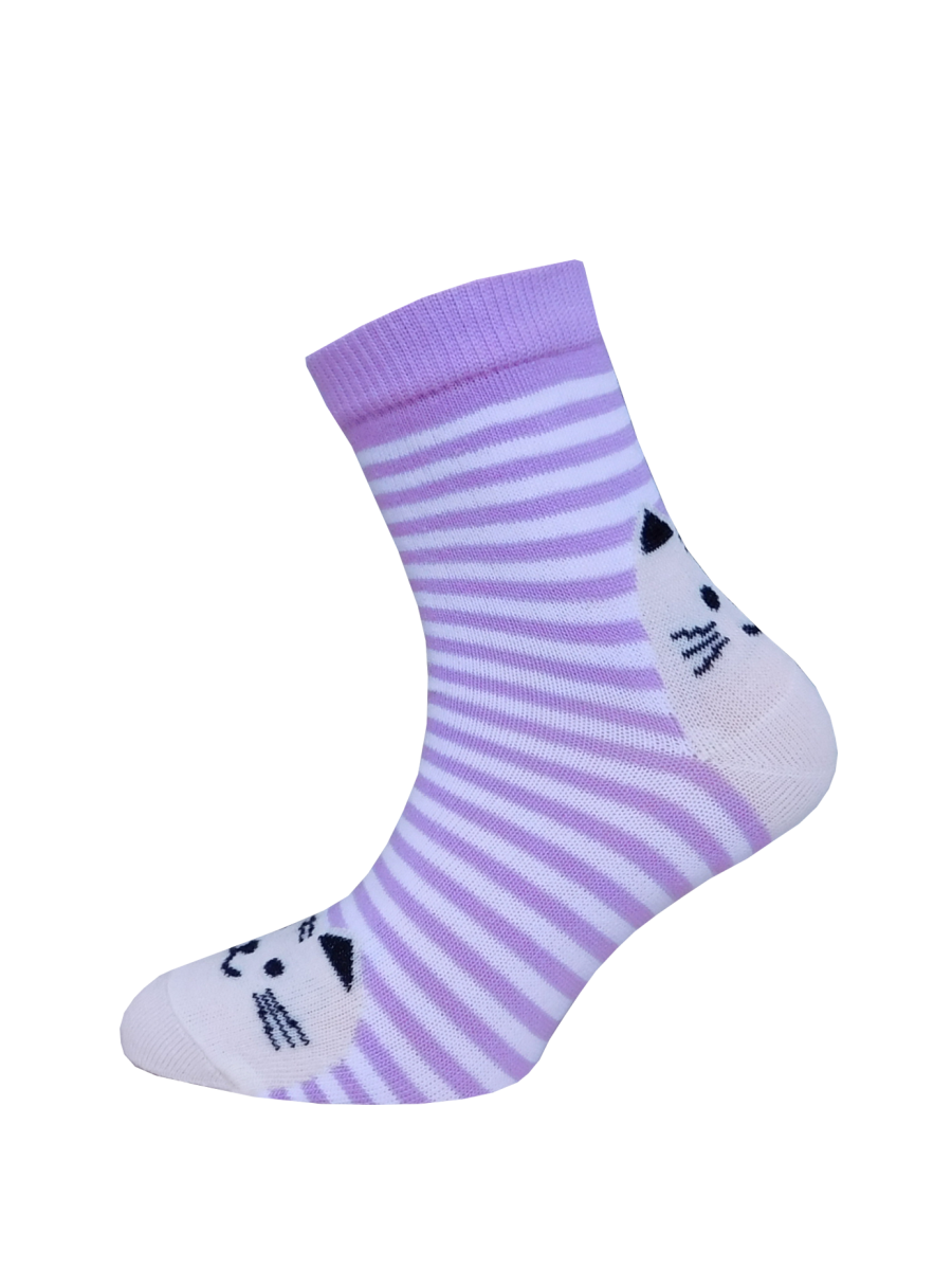 Носки детские Palama Д-19 цв. фиолетовый р.14 подтяжки детские ширина 2 5 см фиолетовый