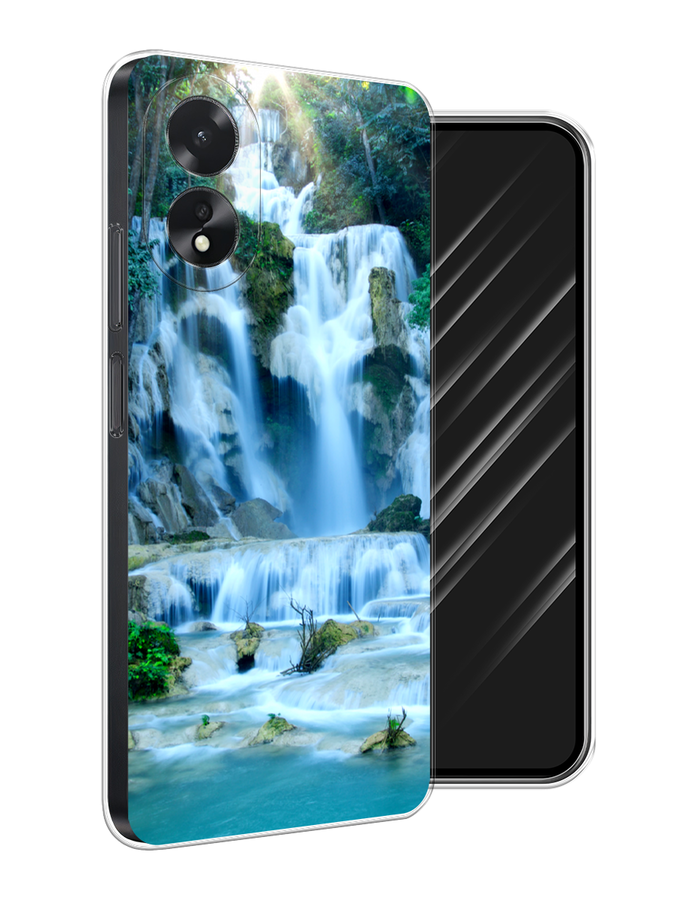

Чехол Awog на Oppo A18 "Водопад 8", Голубой;зеленый, 2515450-1