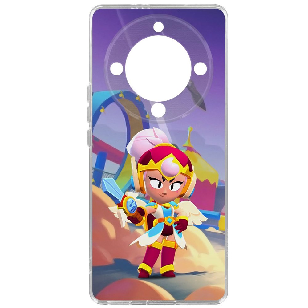 

Чехол-накладка Brawl Stars-Валькирия Джанет для Honor X9a, Прозрачный