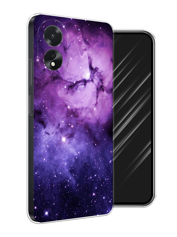 

Чехол Awog на Oppo A18 "Космос 18", Фиолетовый;черный;белый, 2515450-1