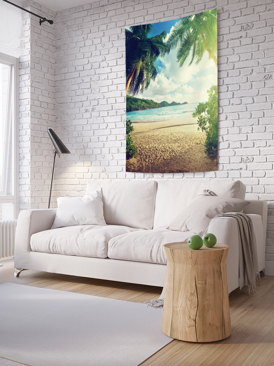 

Вертикальное фотопанно на стену JoyArty Жара на песке 100x150 см, Жара на песке
