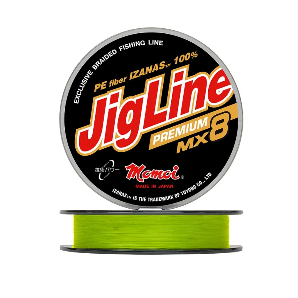 

Плетеный шнур для рыбалки Momoi JigLine Premium MX8 (0.3 / 26 / 100 / 3.5 / желтый /, JigLine Premium MX8